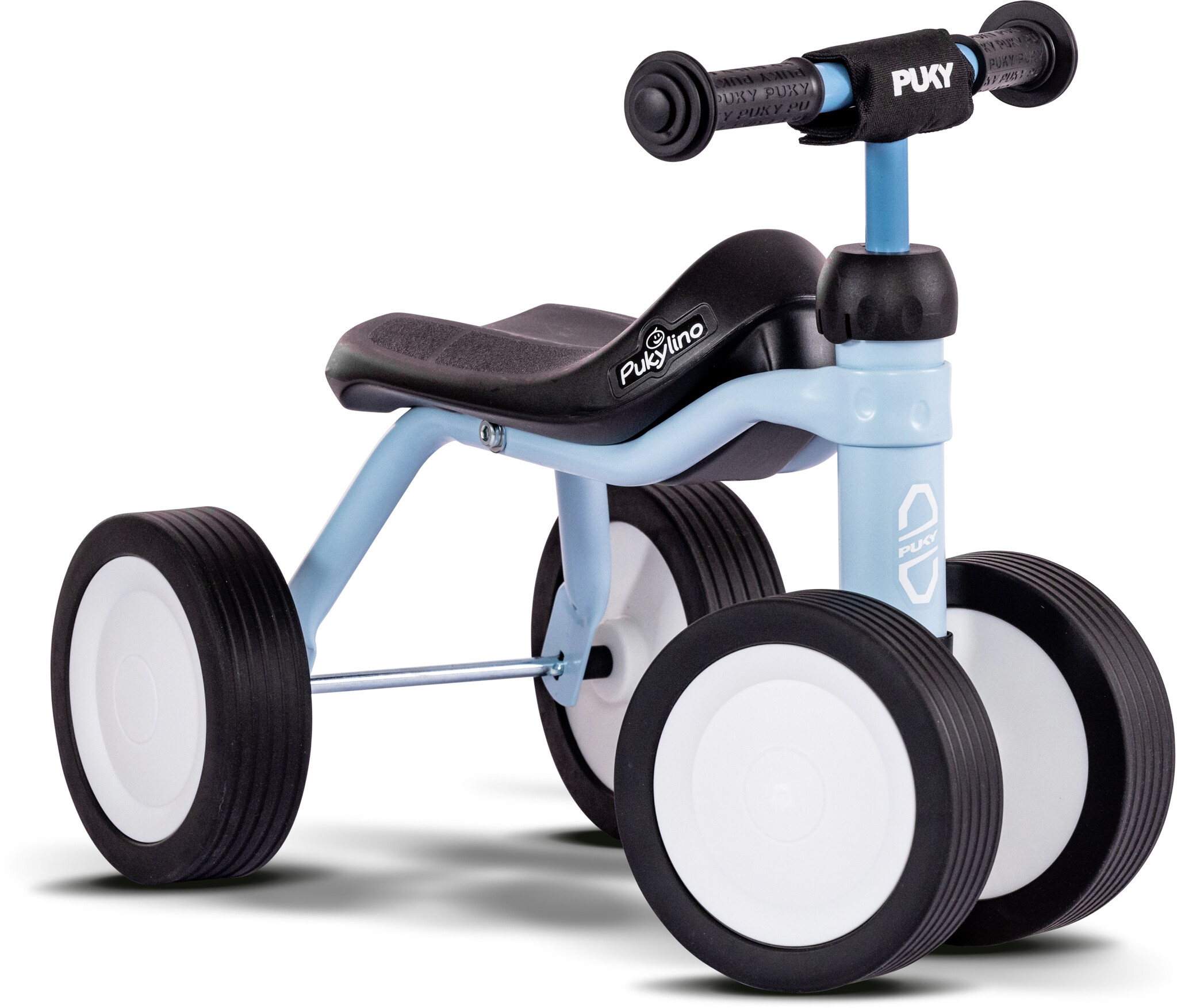 Showroom model - Pukylino oefenfiets met 4 wielen Retro Blauw 1+