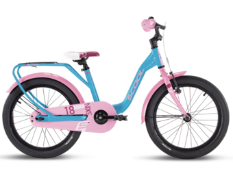 Showroom model - S'COOL niXe 18" Alu Ocean - Pink 5+
