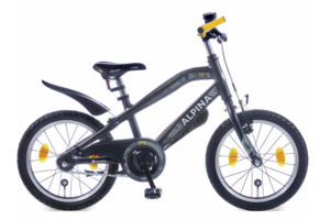 Tweedekans - Alpina Trial jongensfiets 18" Space Black Matt 5+