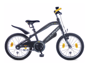 Tweedekans - Alpina Trial jongensfiets 18" Space Black Matt 5+