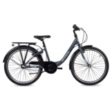 Showroom model - S'COOL chiX Steel 24" Dark Grey - Aqua 3-Speed 8+