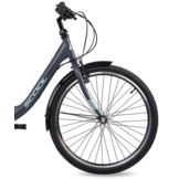 Showroom model - S'COOL chiX Steel 24" Dark Grey - Aqua 3-Speed 8+