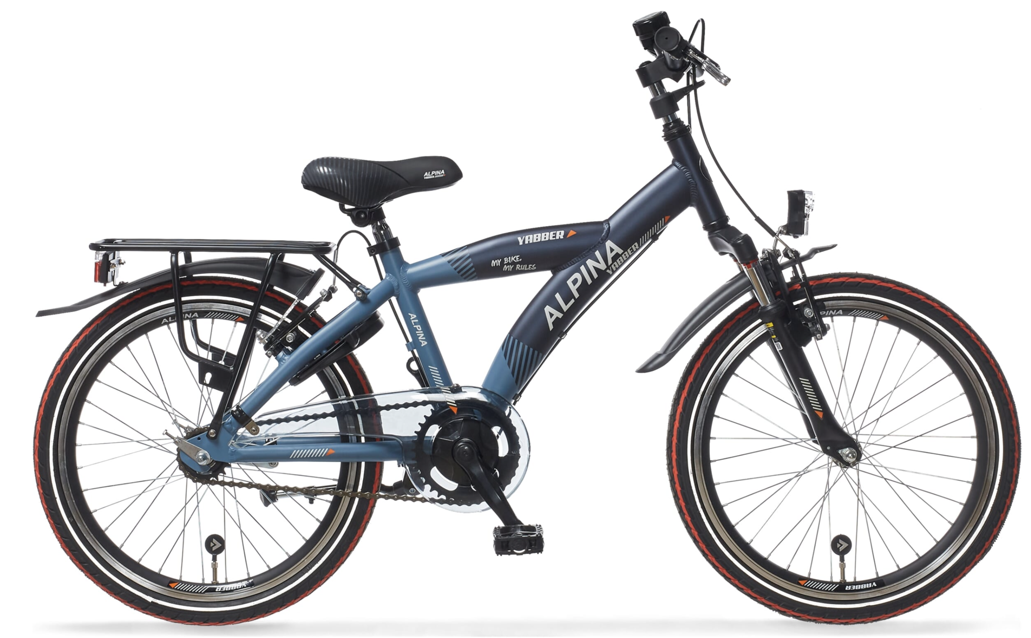 Showroom model - Alpina Yabber jongensfiets 20" Stone Blue - Navy 6+