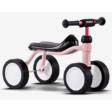 Showroom model - Pukylino oefenfiets met 4 wielen Retro Roze 1+