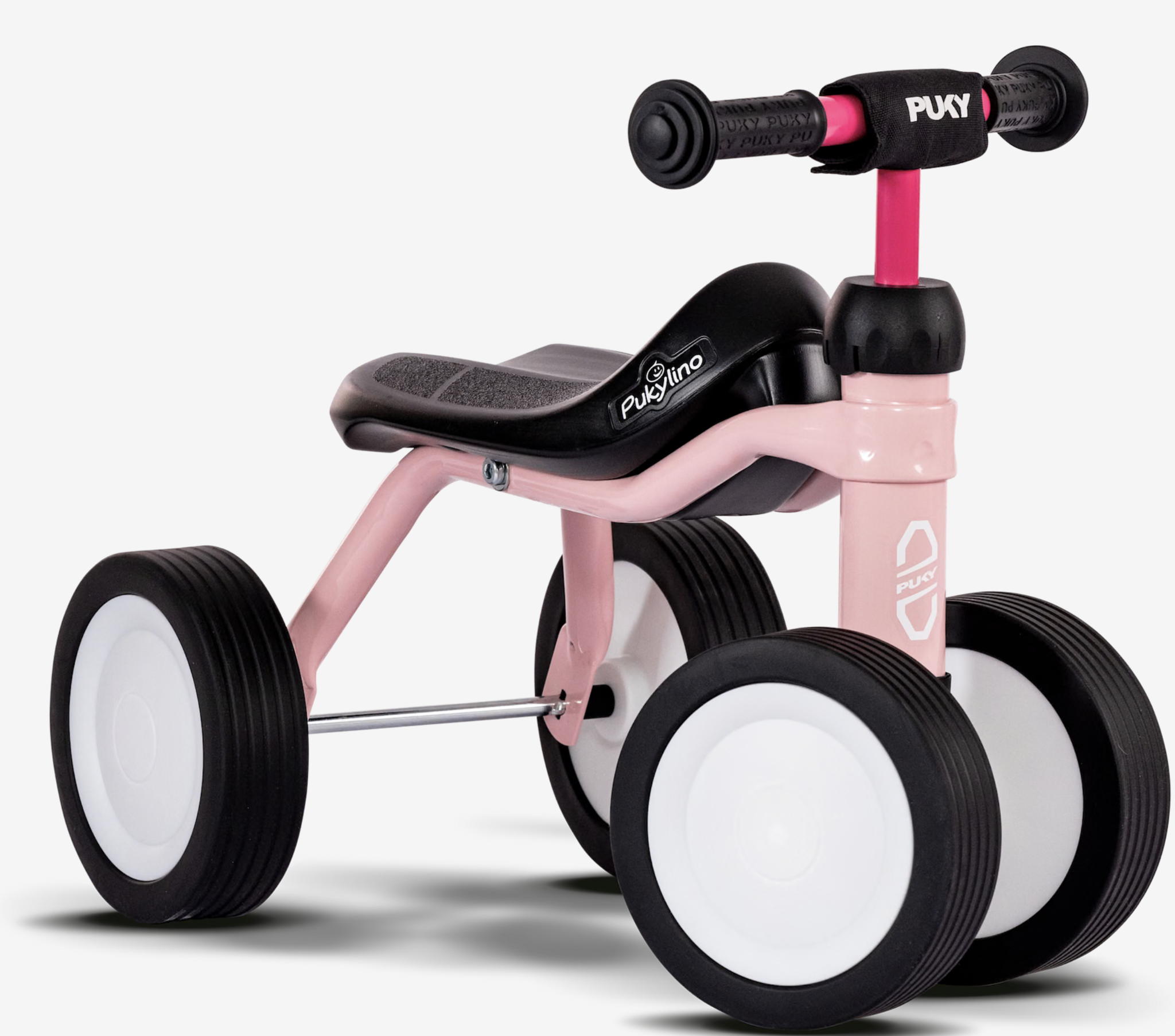Showroom model - Pukylino oefenfiets met 4 wielen Retro Roze 1+