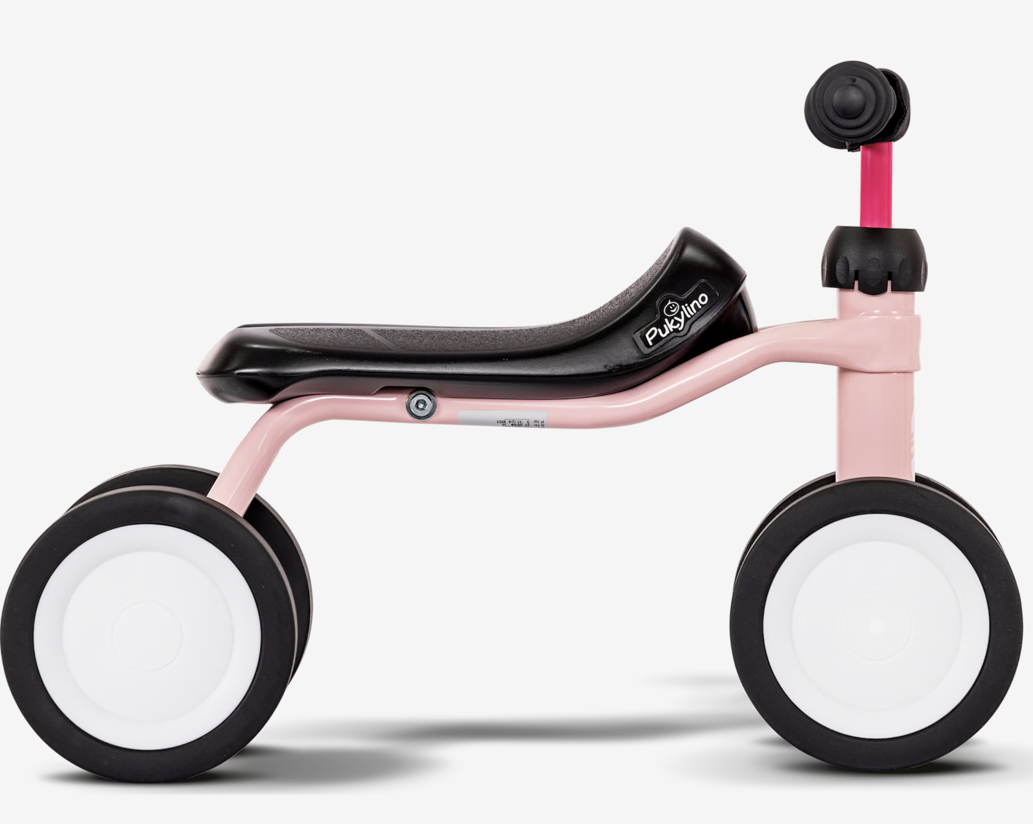Showroom model - Pukylino oefenfiets met 4 wielen Retro Roze 1+
