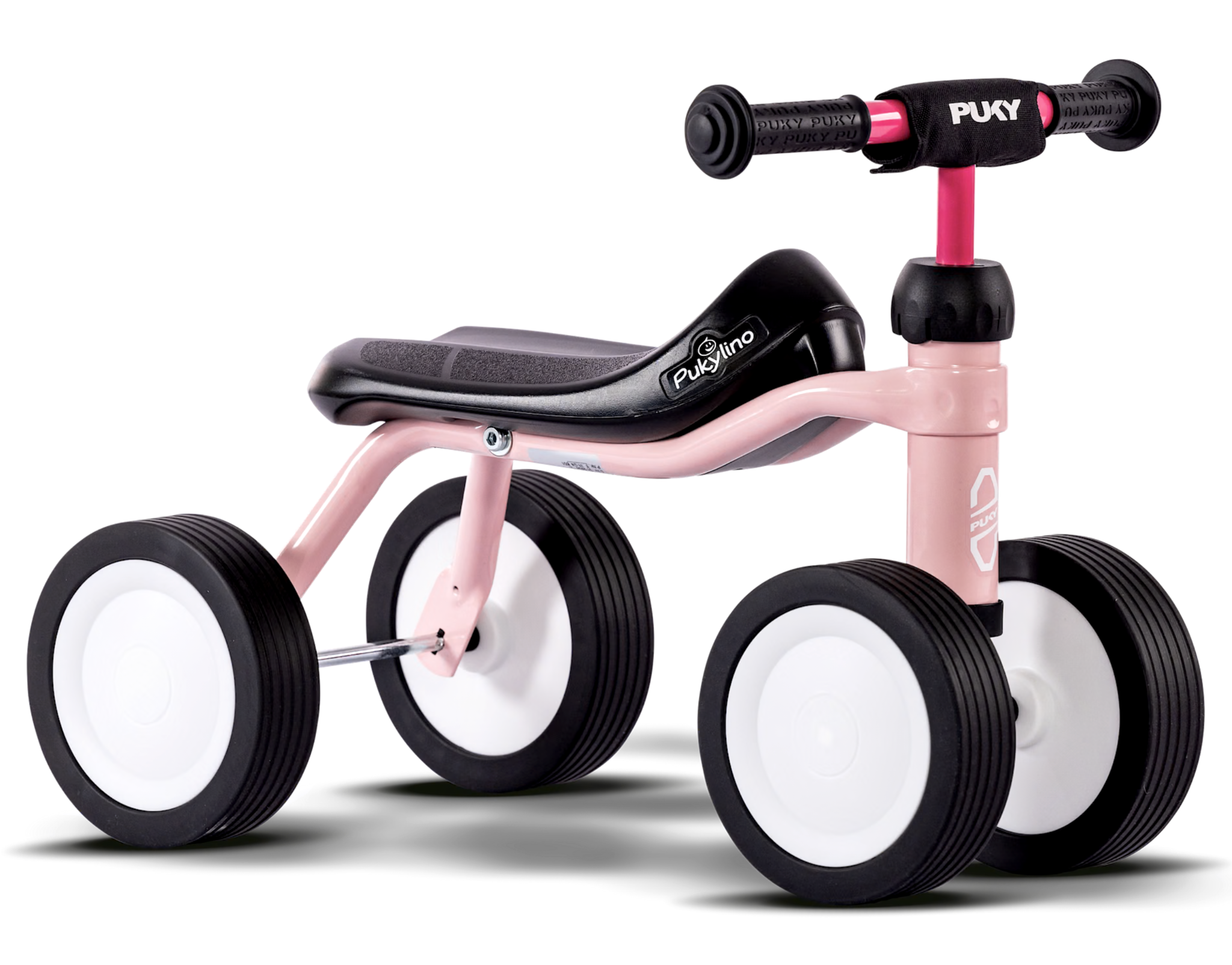 Showroom model - Pukylino oefenfiets met 4 wielen Retro Roze 1+