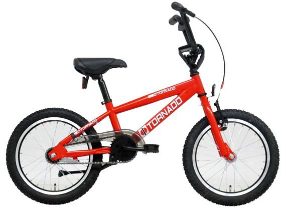Tornado BMX 16" met terugtraprem Rood 4+