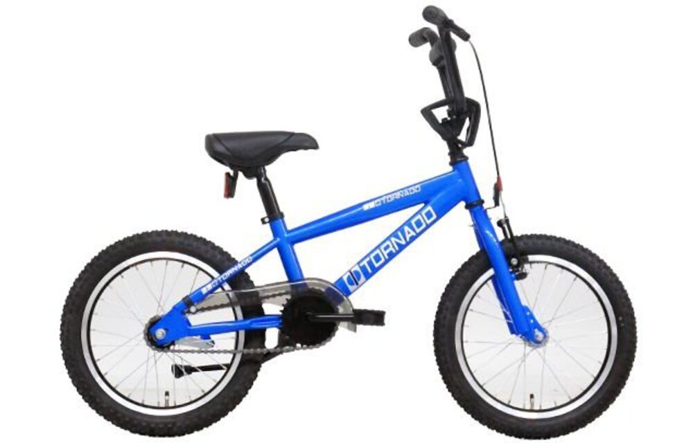 Tornado BMX 16" met terugtraprem Blauw 4+