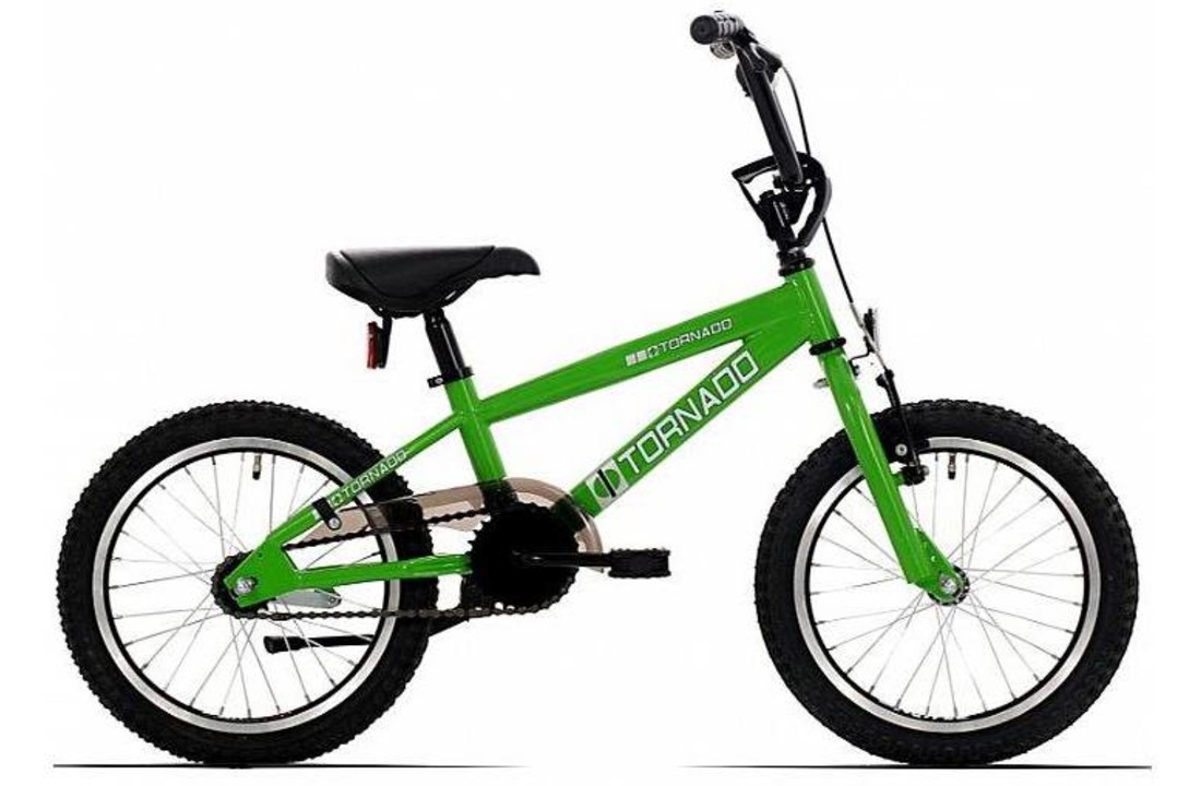 Tornado BMX 16" met terugtraprem Groen 4+