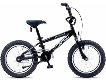 Showroom model - Tornado BMX 16" met terugtraprem Zwart 4+