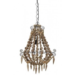 Kroonluchter hout naturel