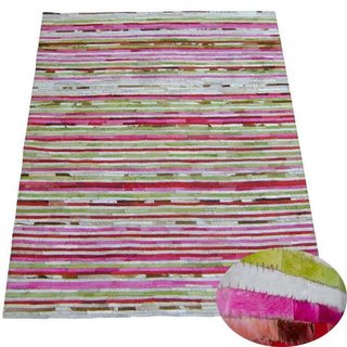 Vloerkleed leder kleur