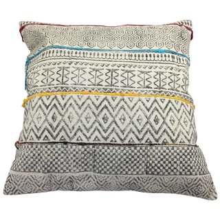 Kussen wit kelim vierkant