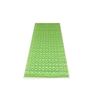 Balkonkleed groen wit