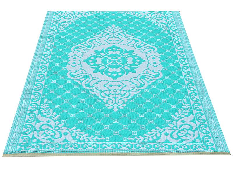 Turquoise oosters tuinkleed