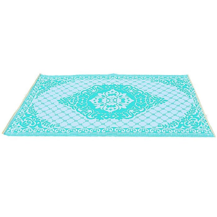 Turquoise oosters tuinkleed