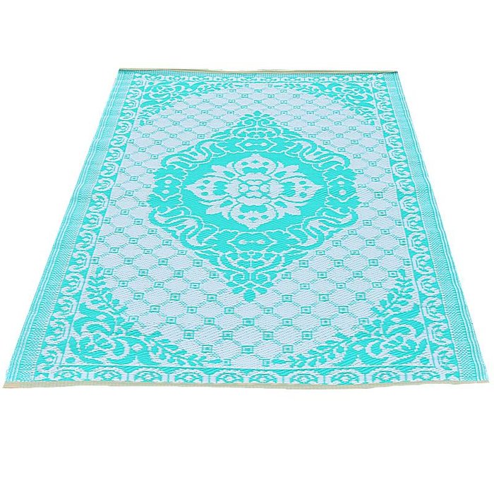 Turquoise oosters tuinkleed