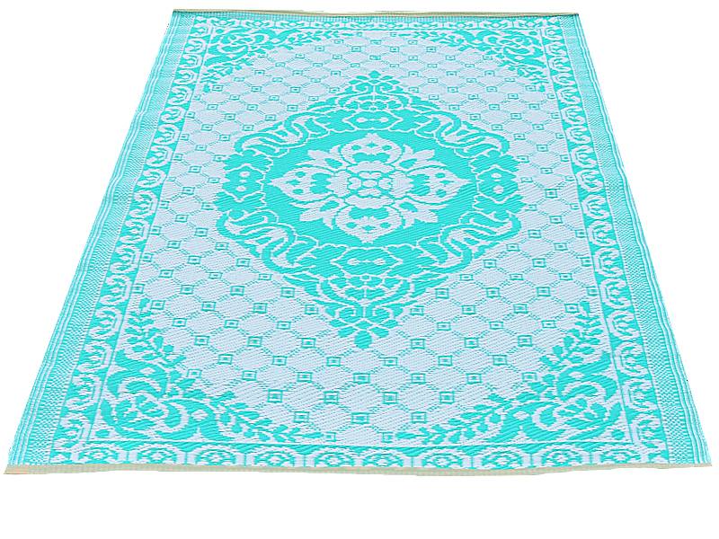 Turquoise oosters tuinkleed