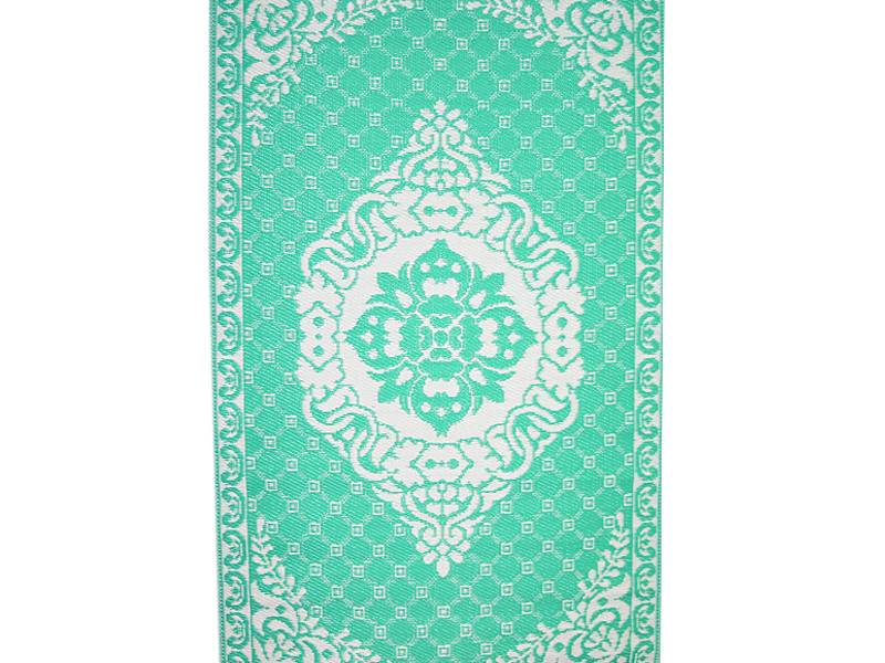 Turquoise oosters tuinkleed