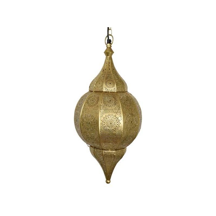 Gouden oosterse hanglamp filigrain