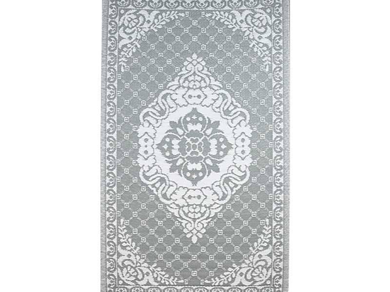 Wonder Rugs Buitentapijt grijs met wit arabisch