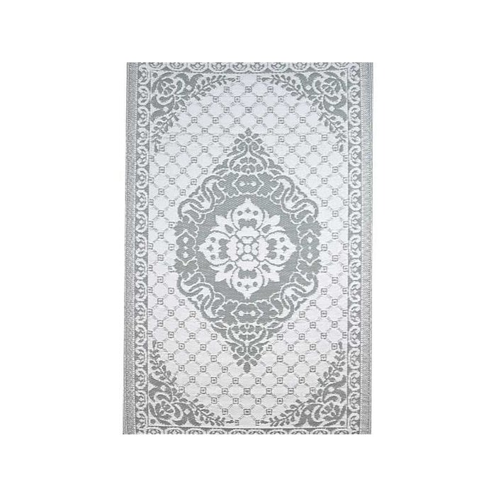 Wonder Rugs Buitentapijt grijs met wit arabisch