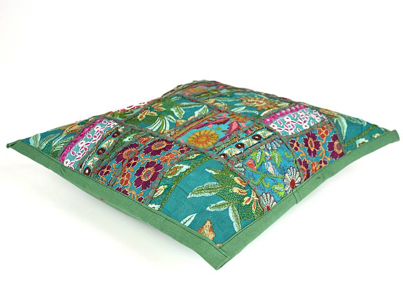 Kussentje groen India