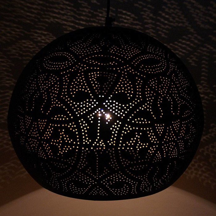 Filigrain hanglamp met goud