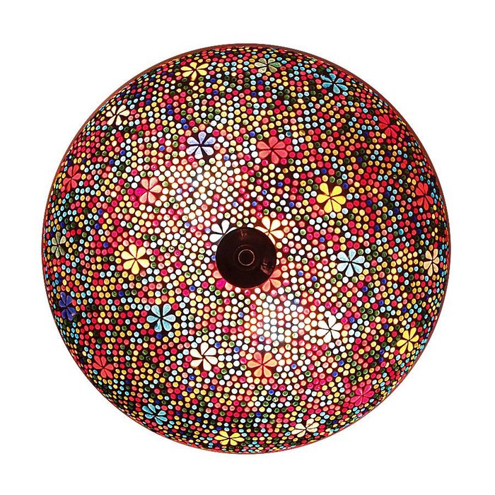 Plafonniere bloemen kleurrijk