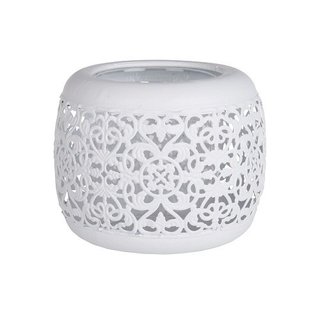 Waxinelichtje wit brocant