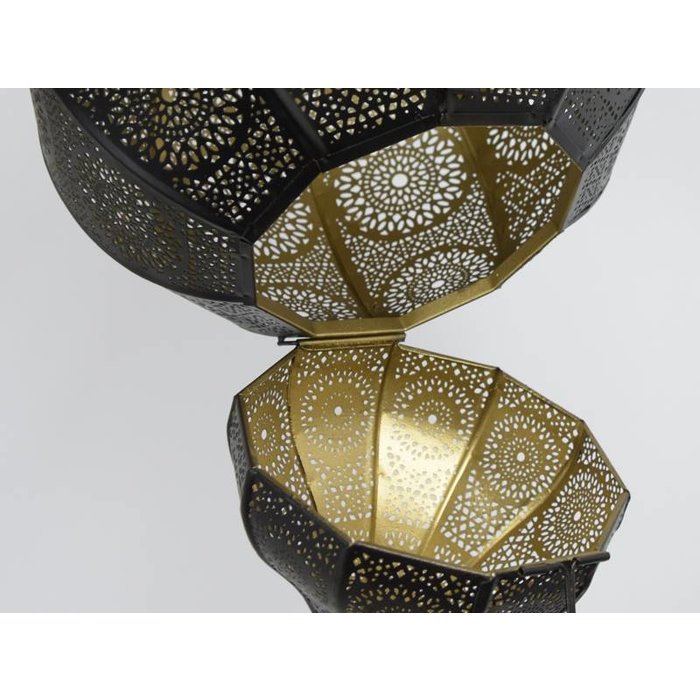 1001nacht hanglamp zwart goud