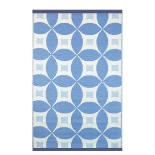 Wonder Rugs Plastic vloerkleed blauw