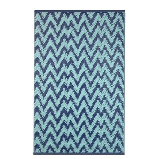 Wonder Rugs Grafisch tuintapijt blauw