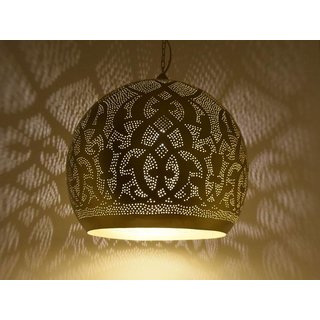 Filigrain open hanglamp  messing.