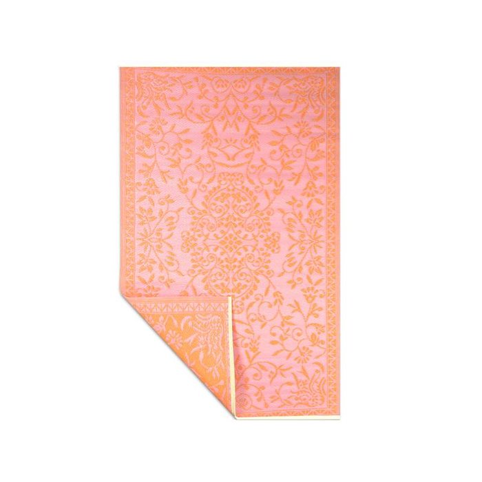 Wonder Rugs Oranje roze buitenkleed oosters design