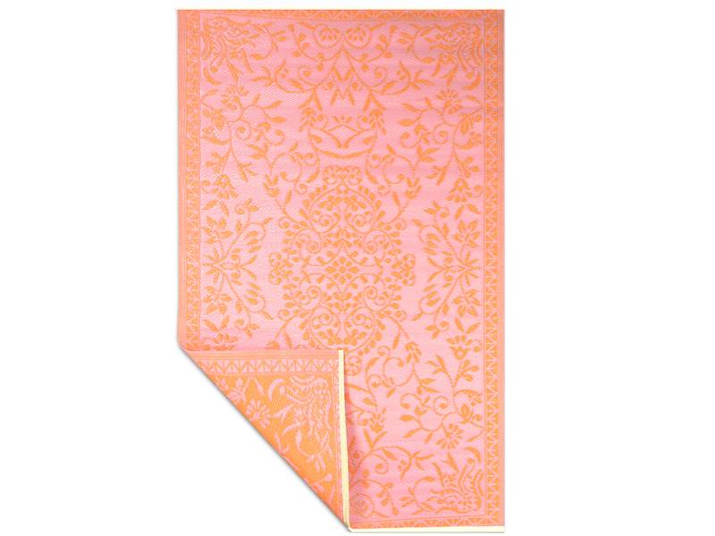 Wonder Rugs Oranje roze buitenkleed oosters design