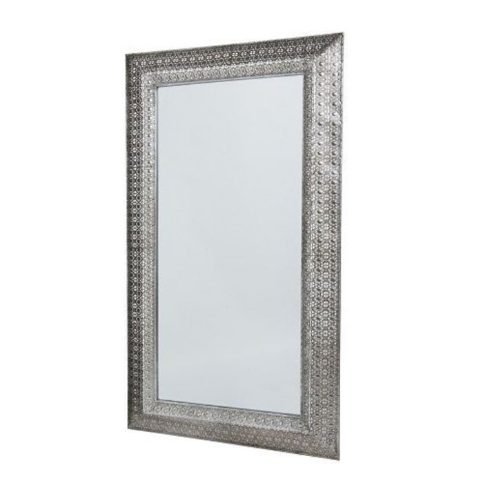 Zilveren spiegel orientaals