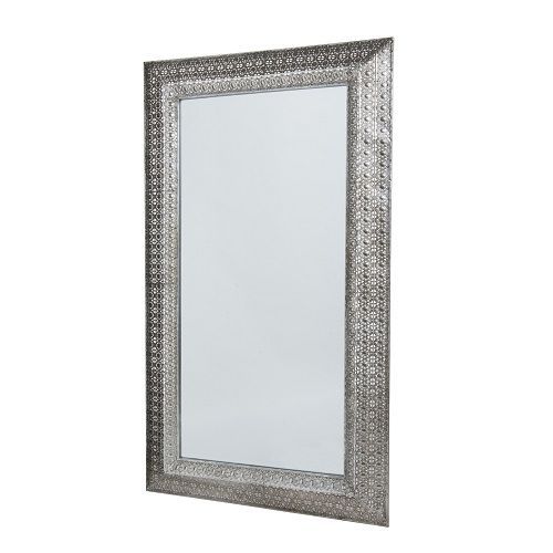 Zilveren spiegel orientaals