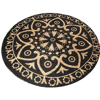 Rond jute vloerkleed