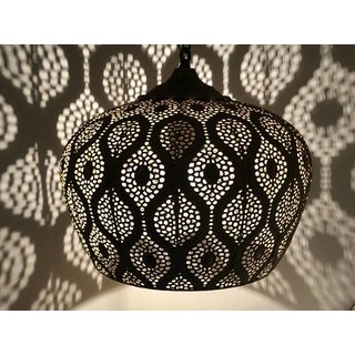 Oosterse hanglamp bruin goud