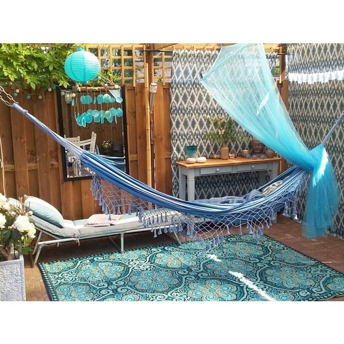 Wonder Rugs Blauw groot magisch buitenkleed