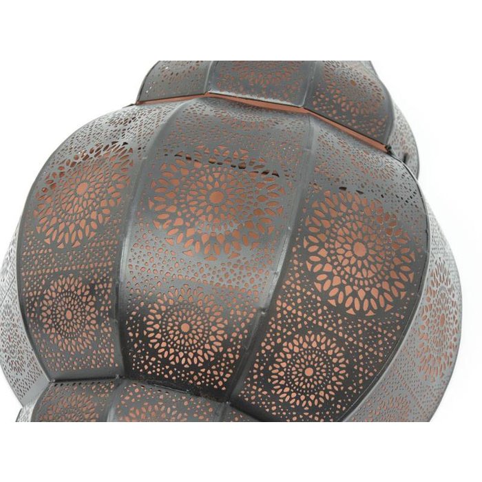 Zwart koperen oosters wandlamp