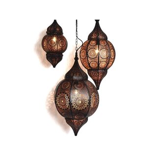 3 delige set oosterse hanglampen