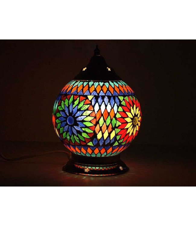 Set van 2 Marrakesh lampen en lantaarn in één van metaal 30