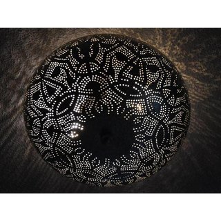 Filigrain plafonniere wit goud