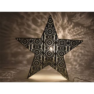 Tafellamp kerstster zilver