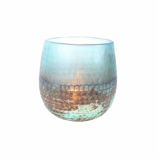 Turquoise waxinelicht
