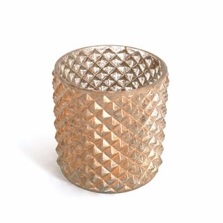 Waxinelicht goud ruit