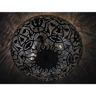 Filigrain plafonniere wit goud